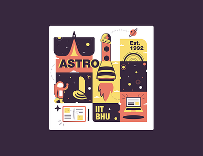 Sticker - Interstellar Travel app branding design graphic design illustration logo vector