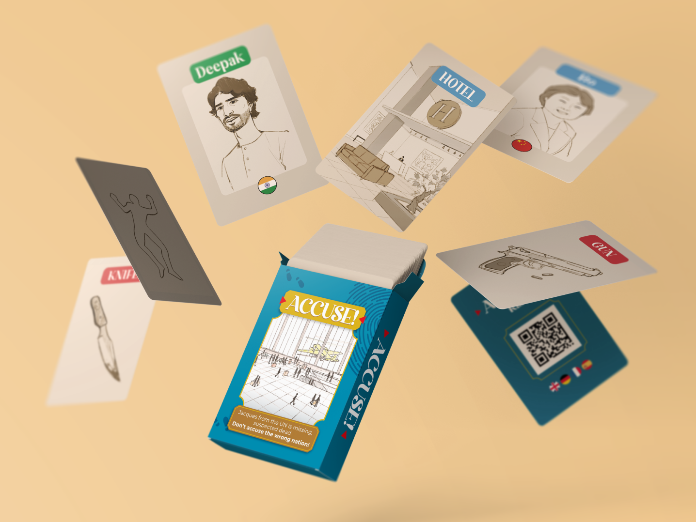 Accuse! Card Game by Maleiwa Studio on Dribbble