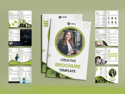 16 page corporate brochure design 16 page brochure bi fold brochure book book design books brochure brochure design brochures designer gdkawsar graphic design magazine deisgn new deisgn today design top deisgn