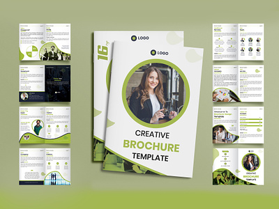 16 page corporate brochure design 16 page brochure bi fold brochure book book design books brochure brochure design brochures designer gdkawsar graphic design magazine deisgn new deisgn today design top deisgn