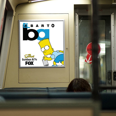 Bay Area Rapid Transit [El Barto] ad bart bart simpson bay area bay area rapid transit cartoon el barto graffiti oaakland san francisco sign the simpsons