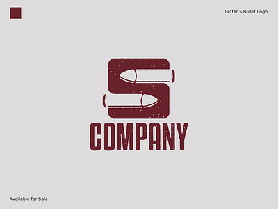 Letter S Bullet Logo branding bullet design gun inspiration letter s logo logo for sale logodesign logofolio logos logotype shop