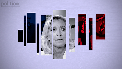 Marine Le Pen article france graphic design newsletter politics