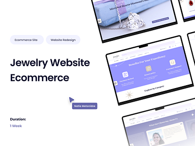 Jewelry Ecommerce Website ecom site ecommerce jewelry site redesign uiux web design