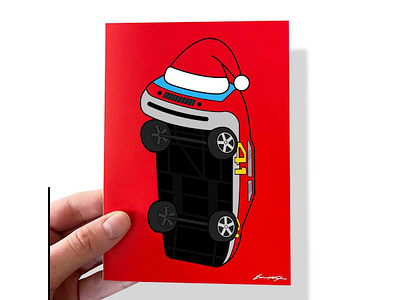 Hornet // holiday card // 2021 arcade card christmas christmas card daytona daytona usa dreamcast fighters megamix fighting holiday holiday card hornet racing santa sega sega am2 sega dreamcast sega saturn