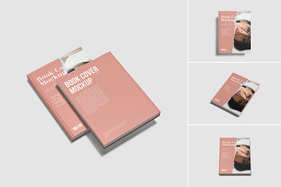 Book Cover Mockup 3d business graphic design magazine