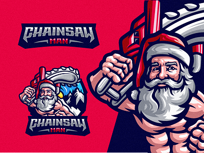 Chainsaw Logo branding chainsaw design graphic design identity illustration logo mark tshirt vector