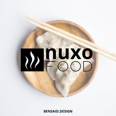 nuxo food graphic design illustration logio logos