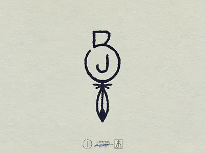 Jason Broyles artist brand design brand identity branding branding design feather hand drawn identity design logo logo design minimal minimalist monogram music native native american retro simple vintage visual identity