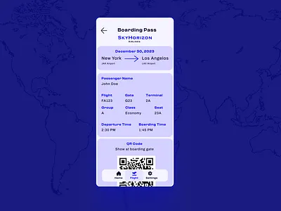 DailyUI #024 - Boarding Pass 024 app deisgn boarding pass dailyui dailyui 024 boarding pass dailyui 24 figma figma deisgn mobile design ui ui design uiux design