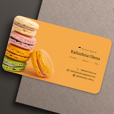 visiting card ui