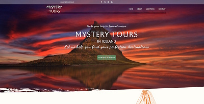 Mystery Tours, Iceland divi elegant themes graphic design wordpress