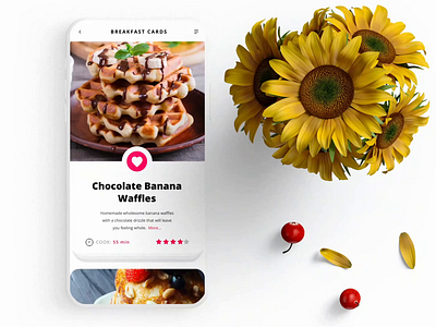 Aura Chef - ( Mood Selector ) 5 of 5 animation app beautiful clean cookbook design elegant food graphic graphic design meal motion graphics recipe typography ui ux