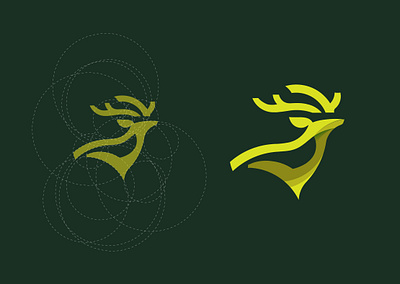 Modern Deer Logo Design With Golden Ratio System adobeillustrator adobephotoshop brandidentity creative deerart deerhead deerlogo dletter elegant flatlogo goldenratio graphicdesign logo logodesigner logoideas logoinispiration lookingfor minimalistic modernlogo mohibulasif