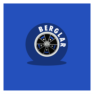 The Berglar automotive brm callook design flat graphic design illustration volkswagen vw wheel