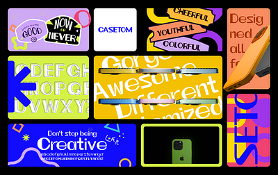 Casetom visual identity 3d branding graphic design identity illustration logo
