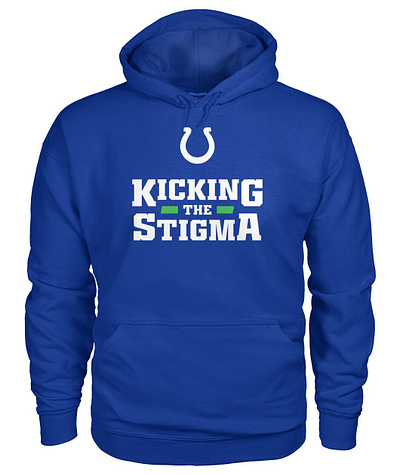 Kicking the Stigma Hoodie kicking the stigma hoodie