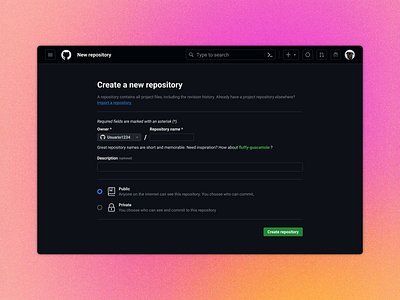 #️⃣0️⃣9️⃣0️⃣ Create New - GitHub desktop figma prototype ui ux uxuidesigner