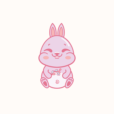 Chubby Bunny adobe illustrator animal bunny cute character
