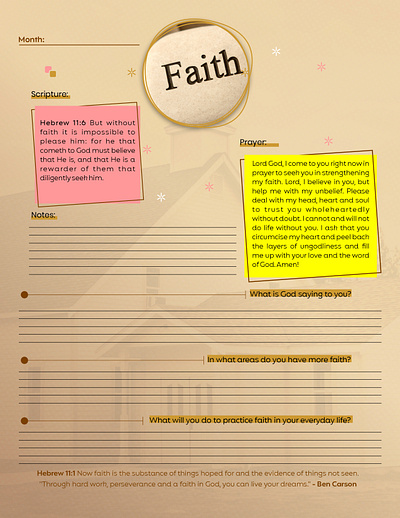 Faith based Journal Design book design graphic design illustration journal design