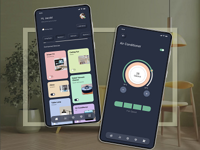 Smart Home App appliance management home app home appliance home management iot mobile app remote management smart home smart home app smart home appliances ui