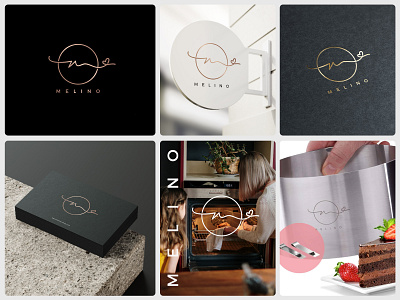 Design Logo for Melino bakeware brand cake design graphic design icon illustration letter logo minimal vector