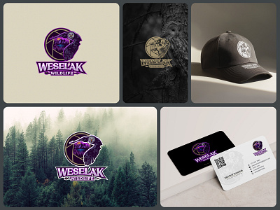 Design Logo for Weselak Wildlife Photography brand branding design graphic design icon illustration logo minimal nature owl photography vector