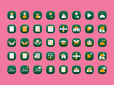 Icon Islamic App 2d app branding design icon illustrations ui