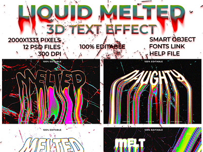 liquid Melted Text Effect Style font style liquid font effect liquid melted font style liquid text effect liquid text style melted font effect melted text effect text style effect