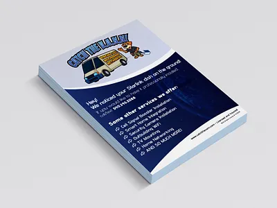 Starlink Services Door Flyer Design using Adobe Illustrator animation branding design door flyer flyer graphic design illustration poster poster design print design real estate starlink ui