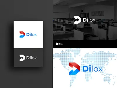 Dilox d letter modern logo with arrow. D gradient logo app apps logo arrow branding d letter d lettermark d logo design gradient logo graphic design illustration logo logo design logo maker logo shop logofolio logoidea logomaker ui vector