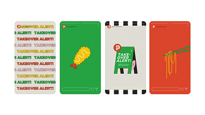 Social Media for Pepita Naked Goodies branding bulkstore food graphic design illustration noodles shrimp takeover