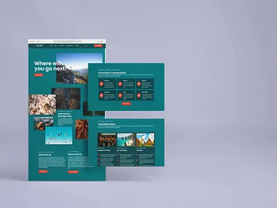 GO TRIP - A TRAVEL AGENCY najoa prome najoa prome services travel agecny travel website ui website website development wordpress wordpress website