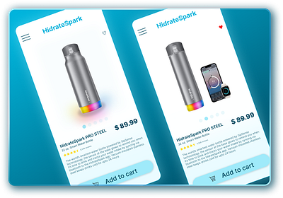 Daily UI Challenge #1 - Product page daily ui challenge daily ui challenge 1 graphic design hidrate saprk redesign product details page redesign ui ux design
