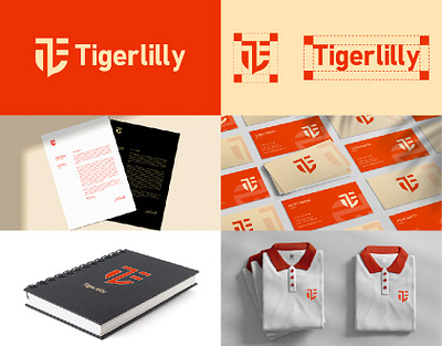 Tigerlilly Logo and Branding Design branding design designer graphic graphic design logo logodesign logoidea logolover