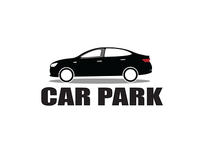 Car Park Logo automobiles branding car car logo car service design graphic design illustration logo sedan car