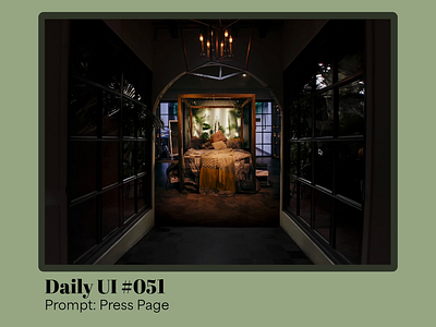 Daily UI #051: Press Page animation daily ui figma graphic design press page ui web design web page