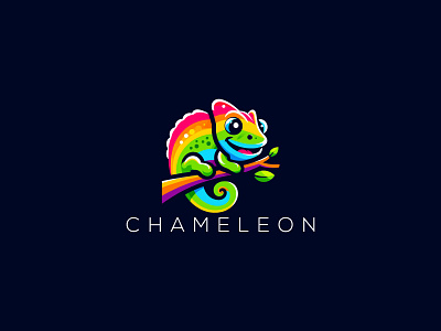 Chameleon Logo chameleon chameleon design chameleon logo chameleon vector chameleon vector design chameleons logo chameleon