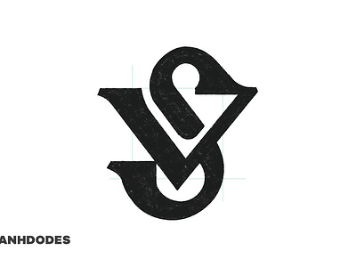 S V monogram typography logomark design process by @anhdodes 3d anhdodes anhdodes logo animation branding design graphic design illustration letter s logo letter v logo logo logo design logo designer logodesign minimalist logo minimalist logo design motion graphics sv monogram logo ui vs monogram logo