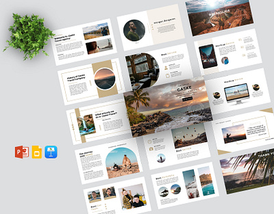 Gaske Travel Agency Presentation Design business google slides keynote layout powerpoint presentation presentation design presentation template travel