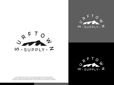 Surftown supply - logo designs graphic design logo logodesign skate surfing surflogo
