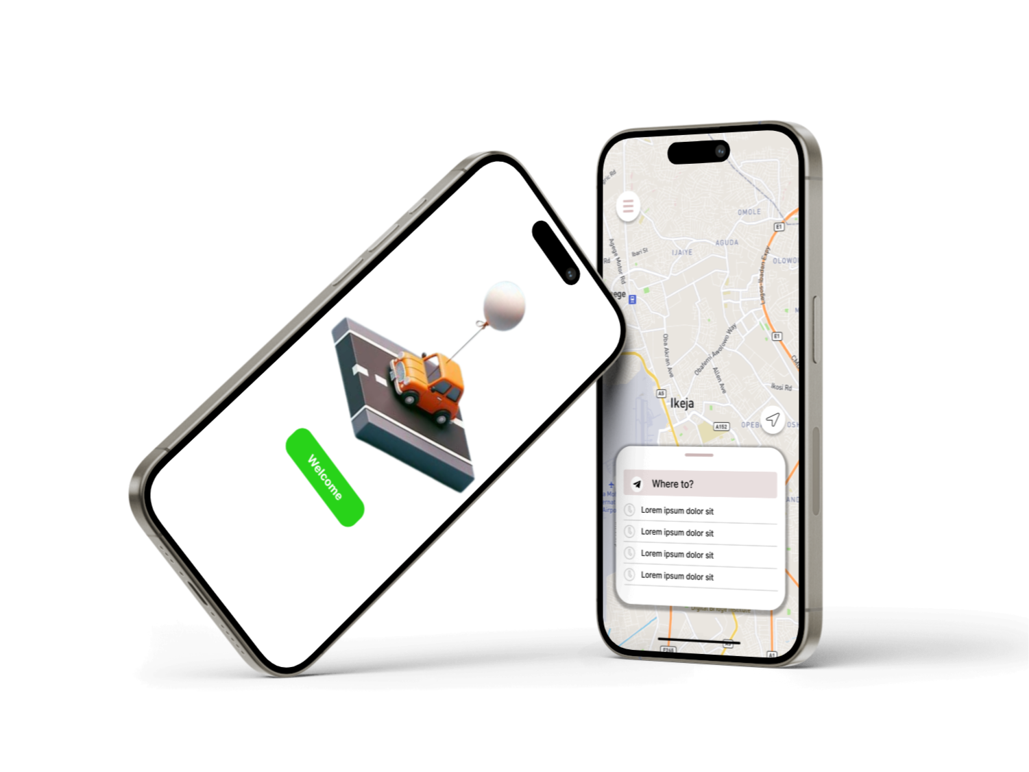 Ride hailing app by Tobi Akindele on Dribbble