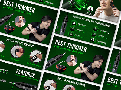 Hair Trimmer Amazon EBC/A+ Content amazon amazon a amazon a content amazon ebc amazon listing image amazon listing images branding design graphic design listing image listing images product listing images