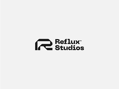 Reflux Studios - logo design branding design film logo graphic design logo logo design logo designer logo mark media logo minimal production logo
