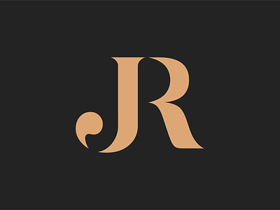 J+R brand branding design graphic design letter logo monogram