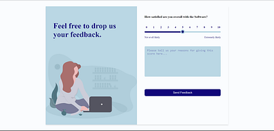 Feedback Page ui webdesign
