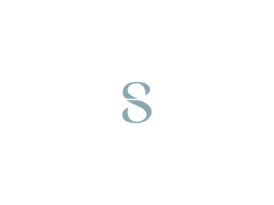 S aestethic brand design letter logo modern s