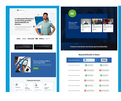 Landing page design in Figma branding design designers illustration ui uidesign uiux web web deisgn website design