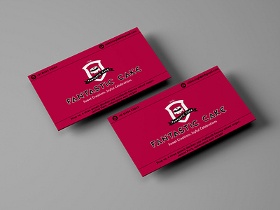 Business card design for Fantastic Cakes | by Rajveer branding business cards cards design graphic design photoshop