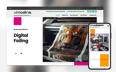 almadinaprinting.ae app branding design graphic design illustration logo ui
